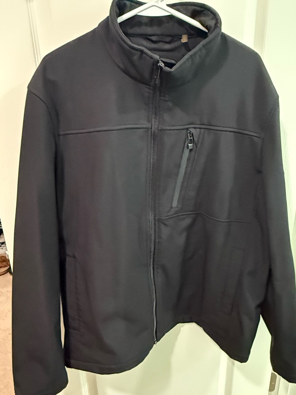 Calvin Klein Black Men's Lightweight Softshell Jacket